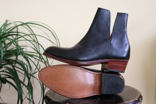Custom French V Cut Leather Boots | Design Your Own