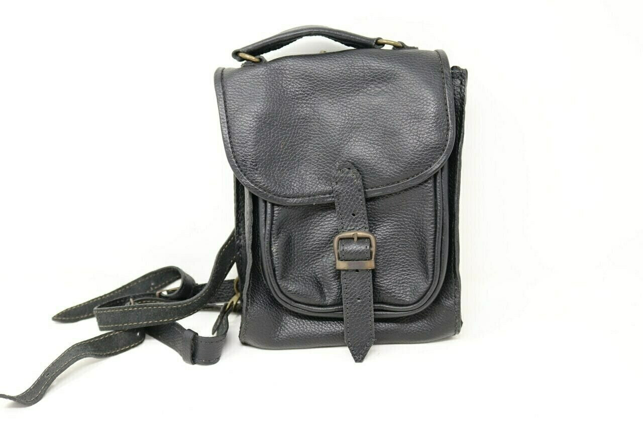 Leather Backpack - Brown