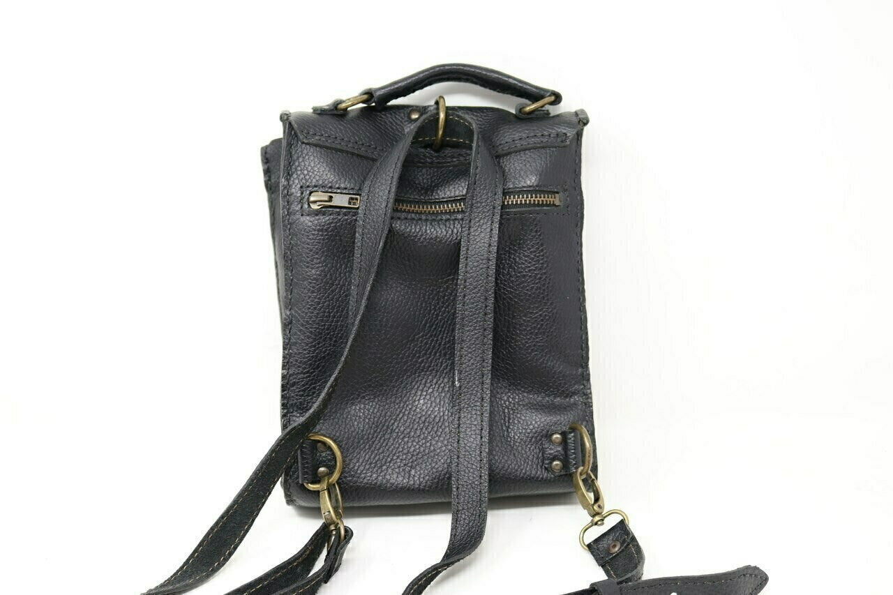 Leather Backpack - Brown