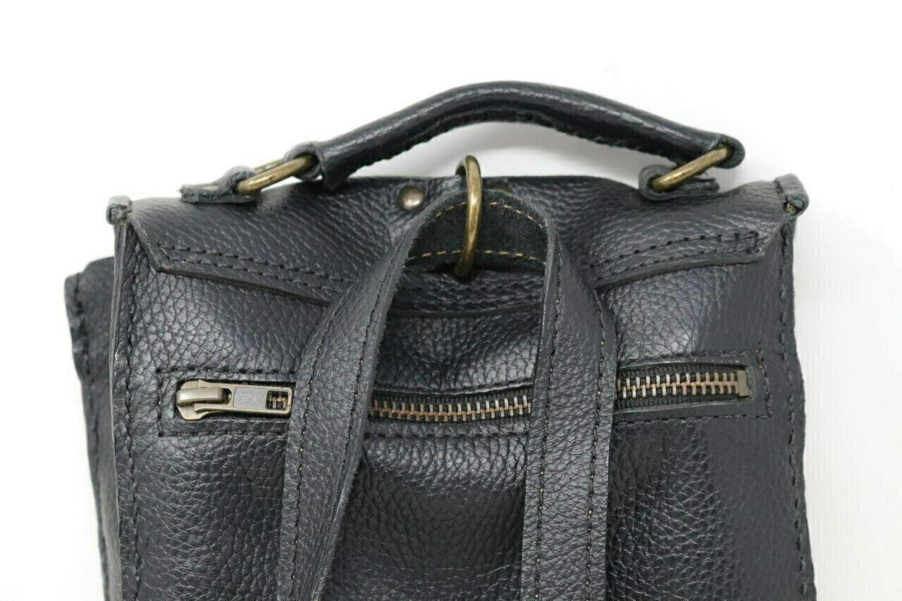 Leather Backpack - Brown