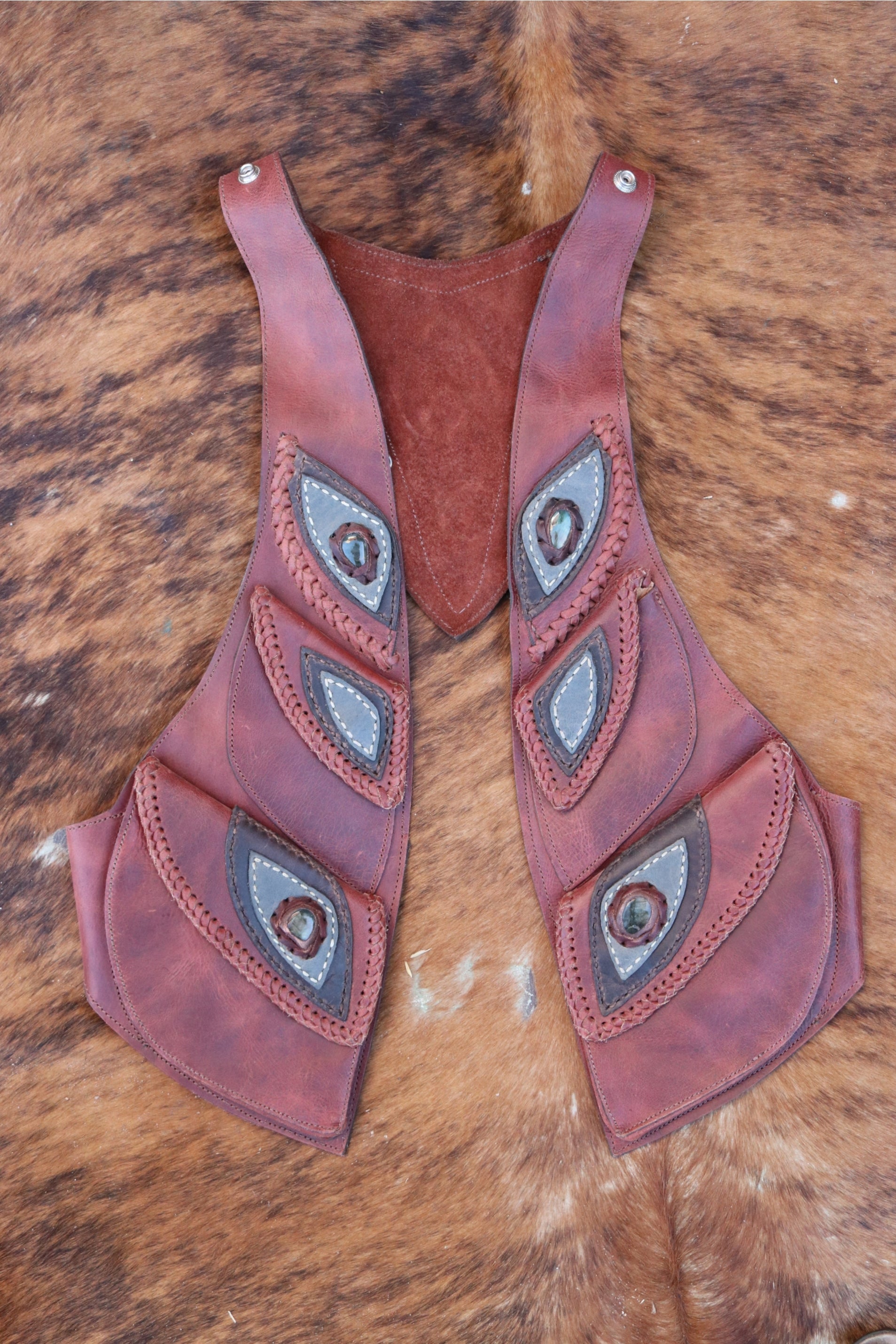 Men's El Norteno Holster | Brown Leather | Labradorite