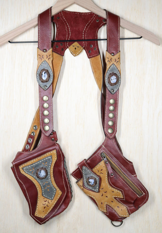 Women's Occidental Holster | Red Leather | Moonstone