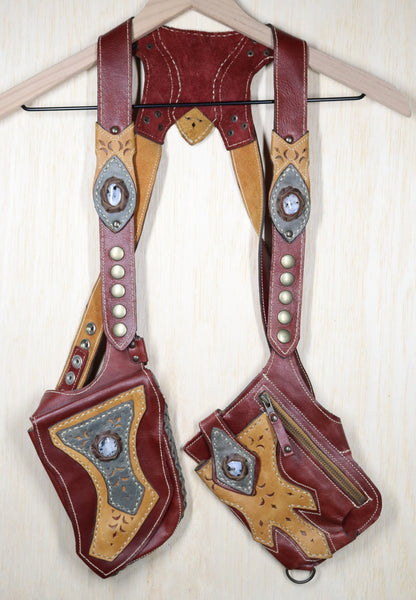 Men's Occidental Holster | Red Leather | Moonstone