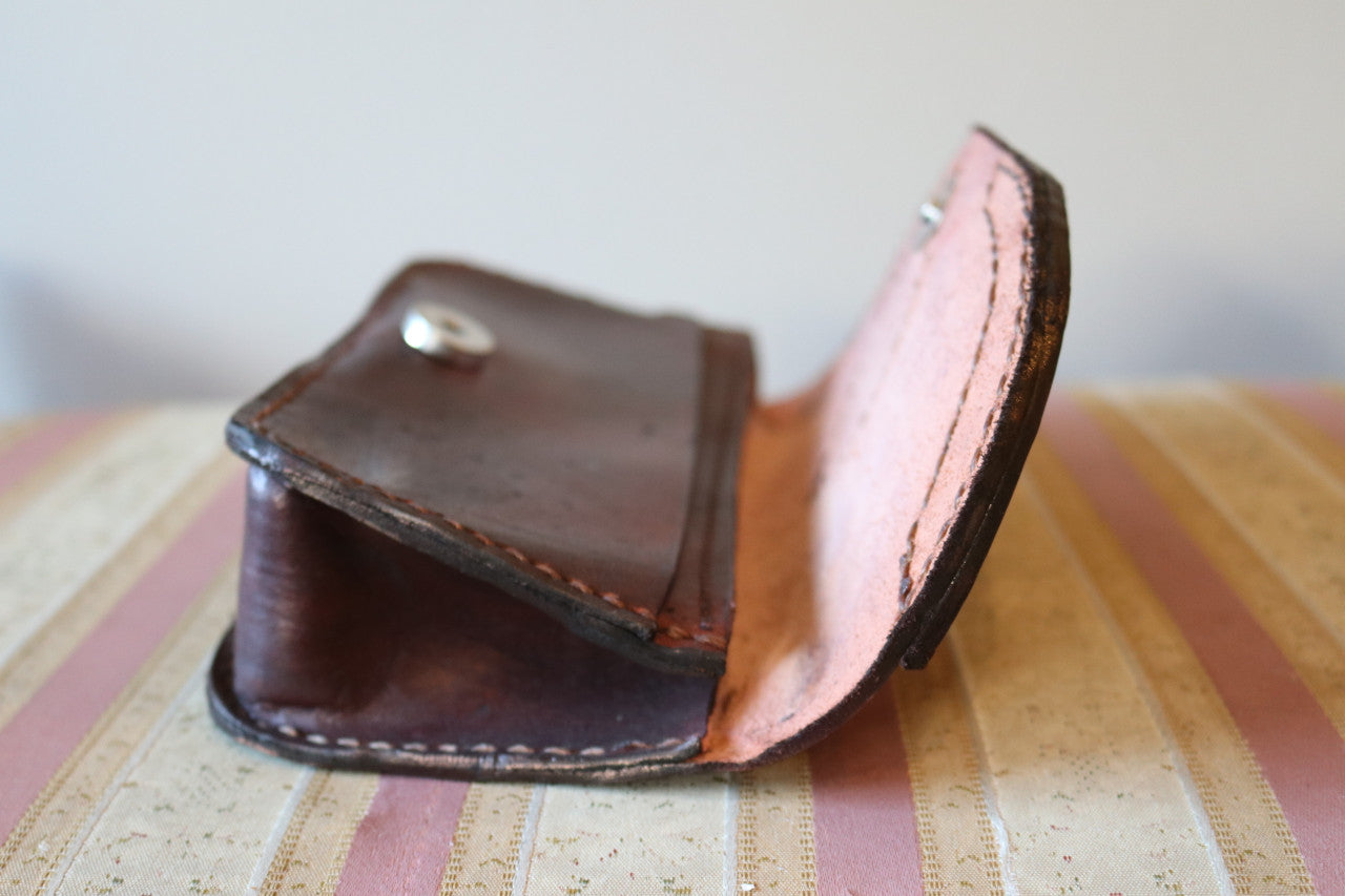 Leather Travel Bag - Cosmetic Bag