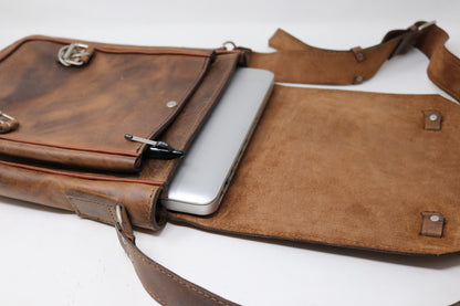 Leather Over the Shoulder Bag