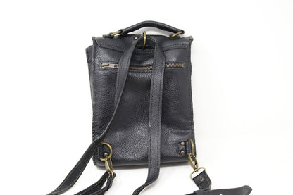 Leather Backpack - Red