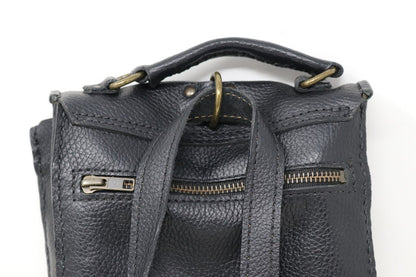 Leather Backpack - Red