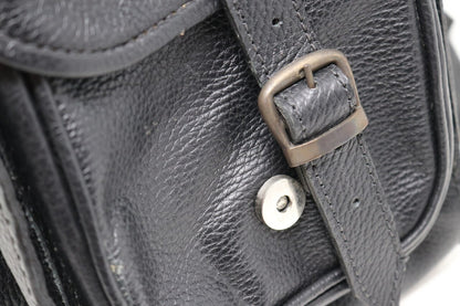 Leather Backpack - Red