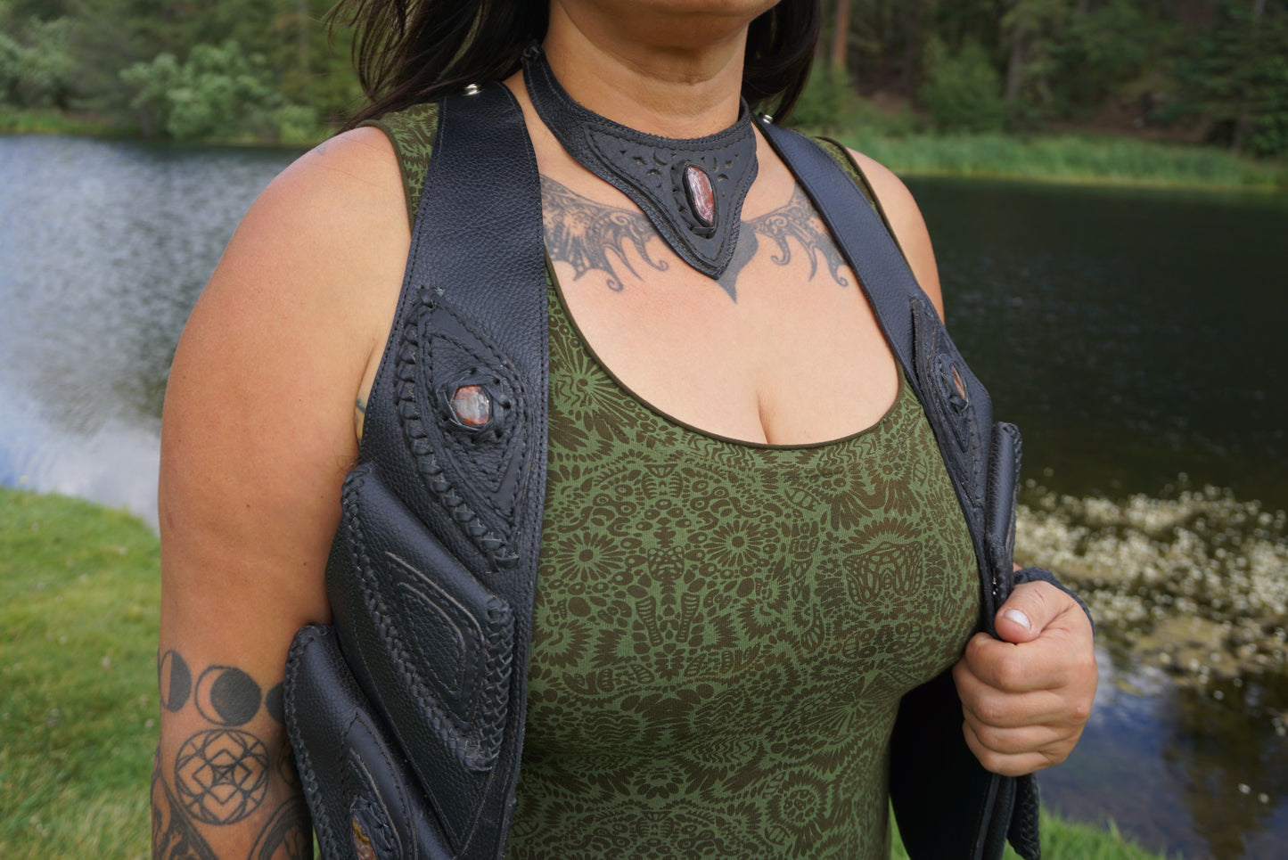 Women's El Norteno Holster | Yellow Leather | Labradorite