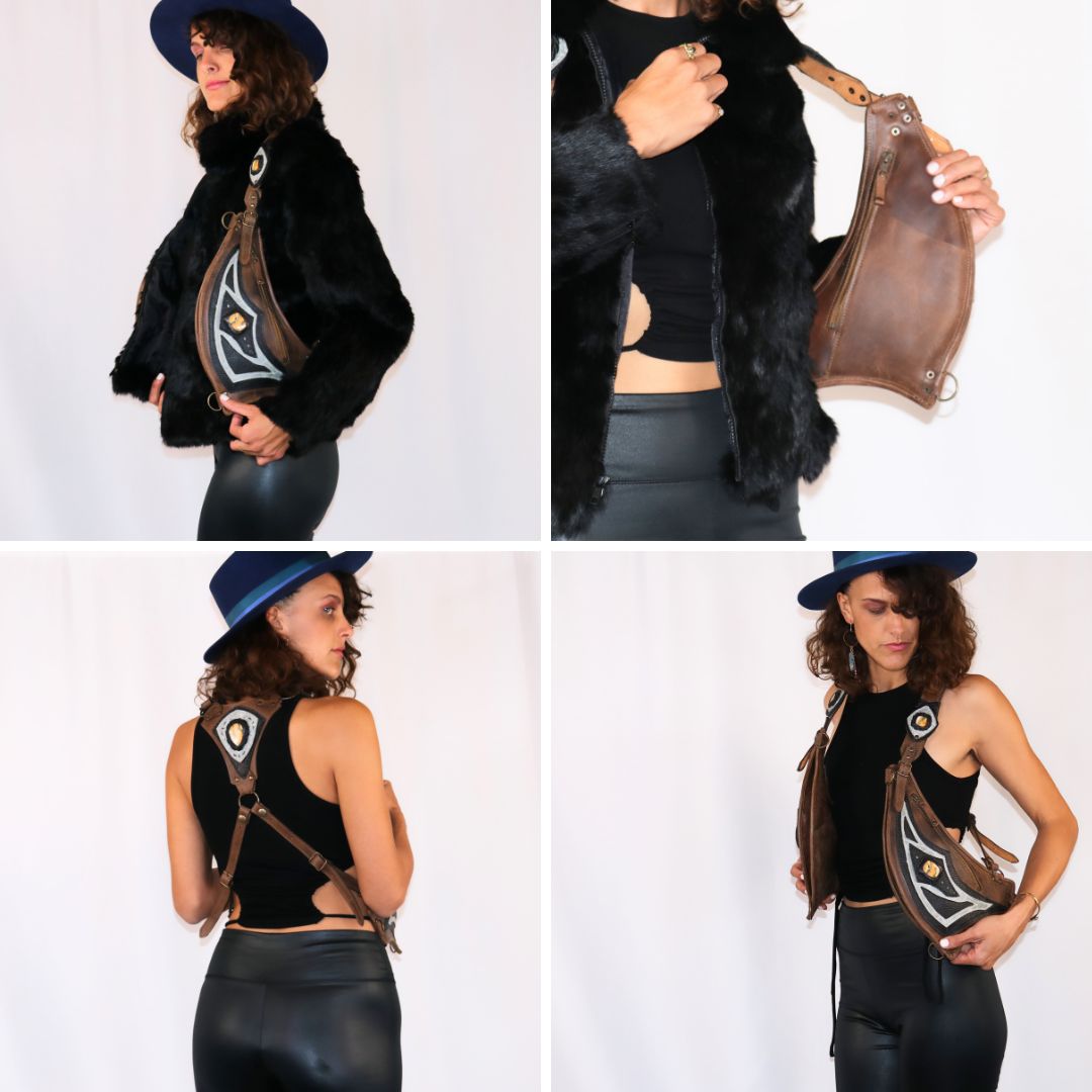 Women's El Oriente Holster | Gray Leather | Jasper