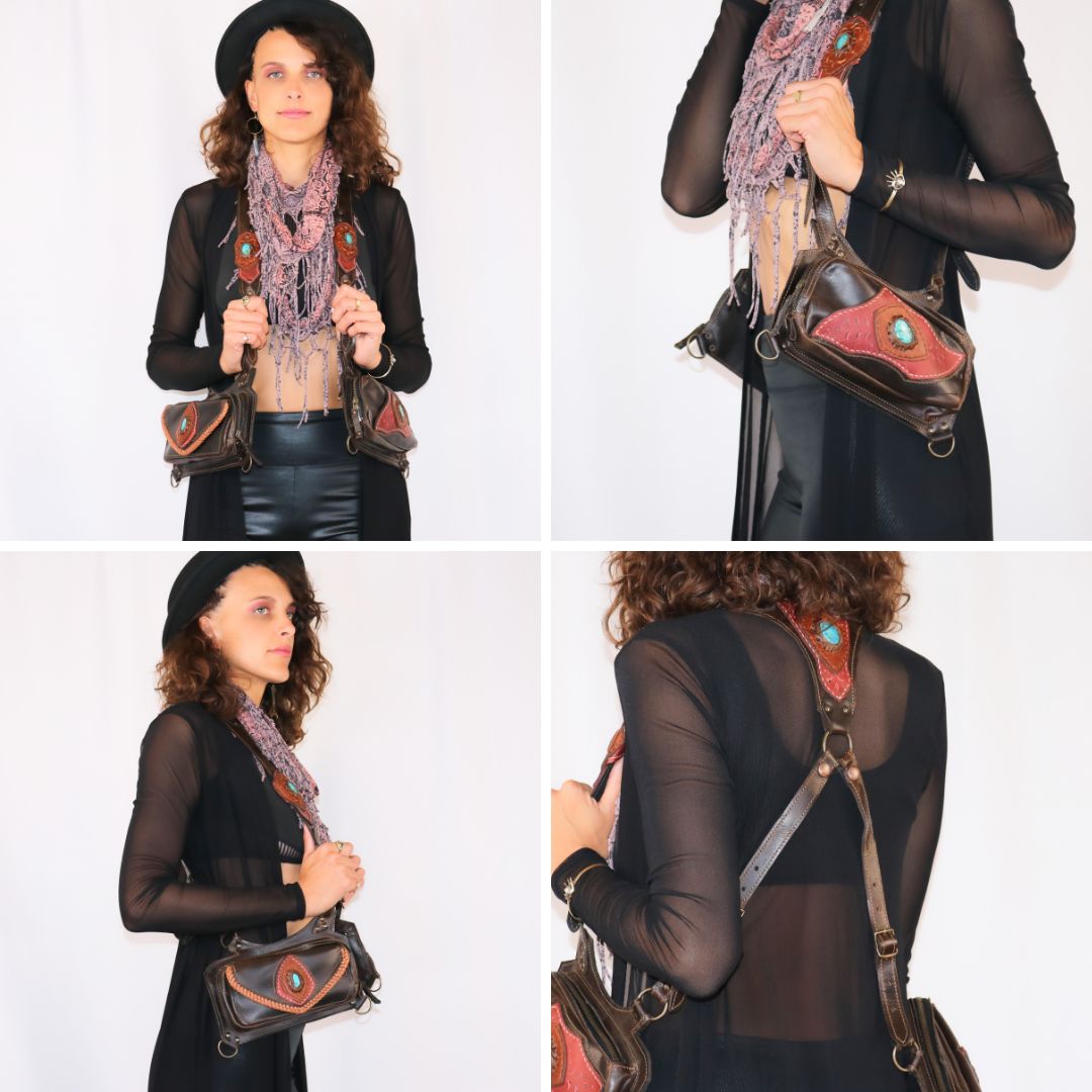 Women's El Sureno Holster | Beige Leather | Sodalite