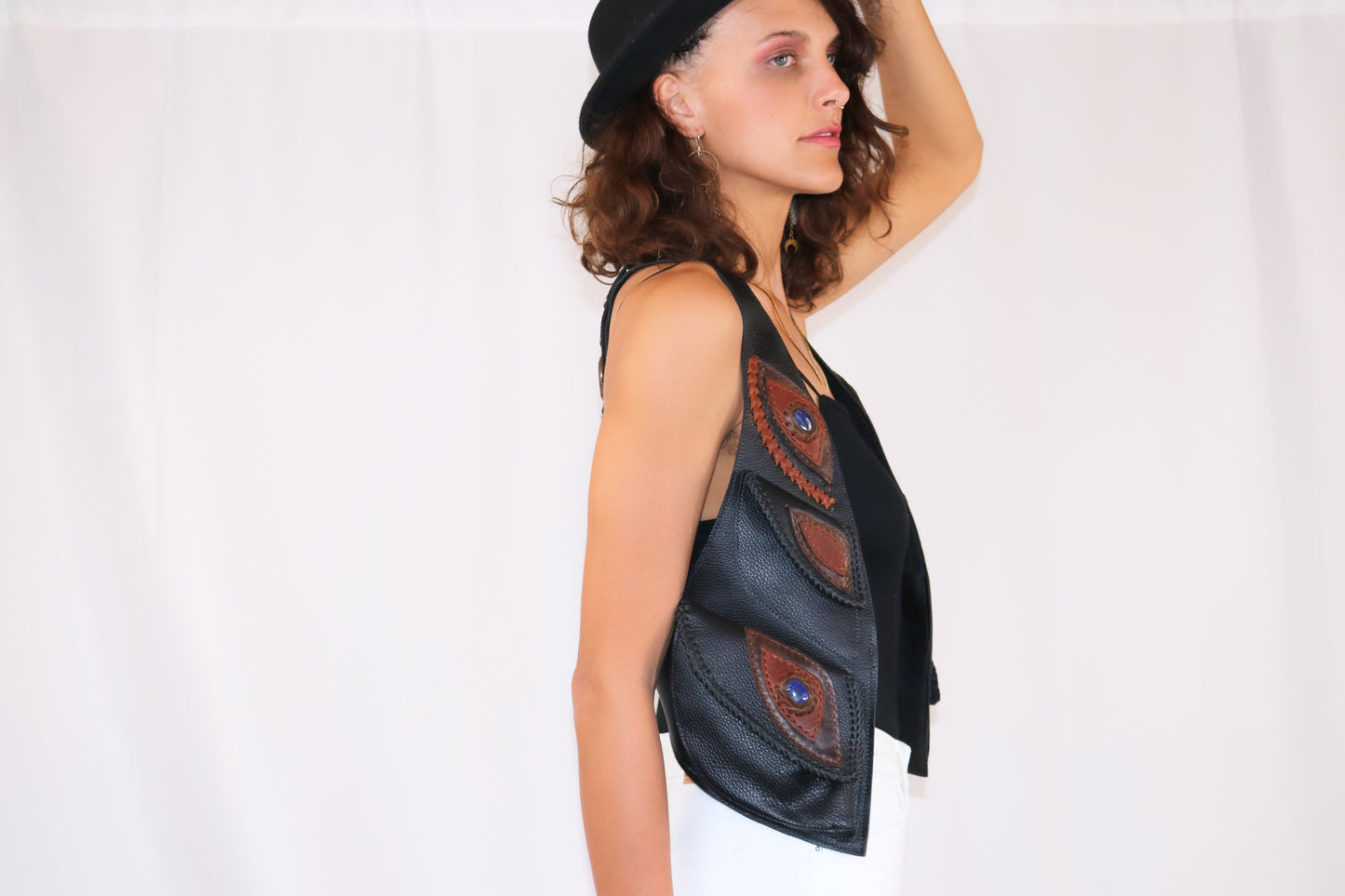 Women's El Norteno Holster | Black Leather | Lapis