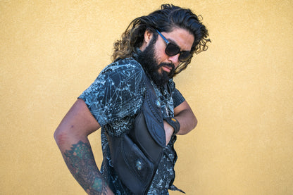 Men's El Norteno Holster | Yellow Leather | Labradorite