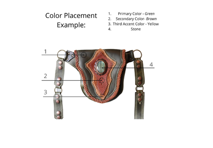 Custom Coyote Hip Belt | Design Your Own - view 2