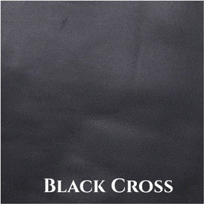 Black Cross leather swatch