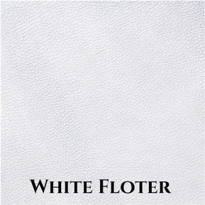 White Floter leather swatch