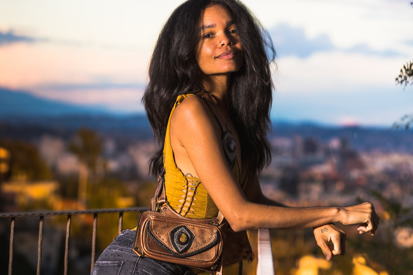 Women's El Sureno Holster | Beige Leather | Sodalite