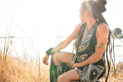 Women's El Norteno Holster | Brown Leather | Labradorite