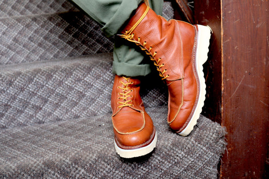 Custom Moc Toe Leather Boots | Design Your Own